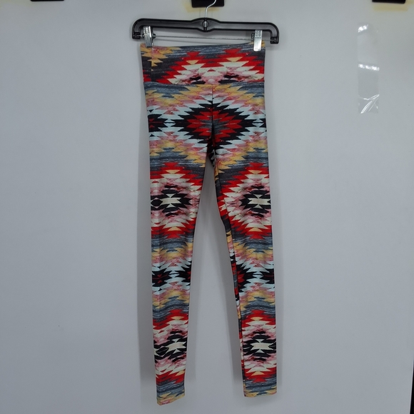 Goldsheep XS Vibrant Geometric  Leggings - Picture 1 of 5